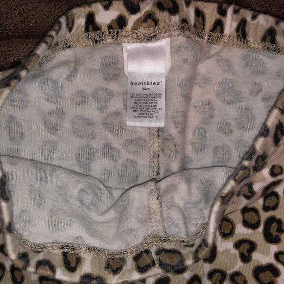 Girls 24 months leopard print leggings - Picture 2 of 2